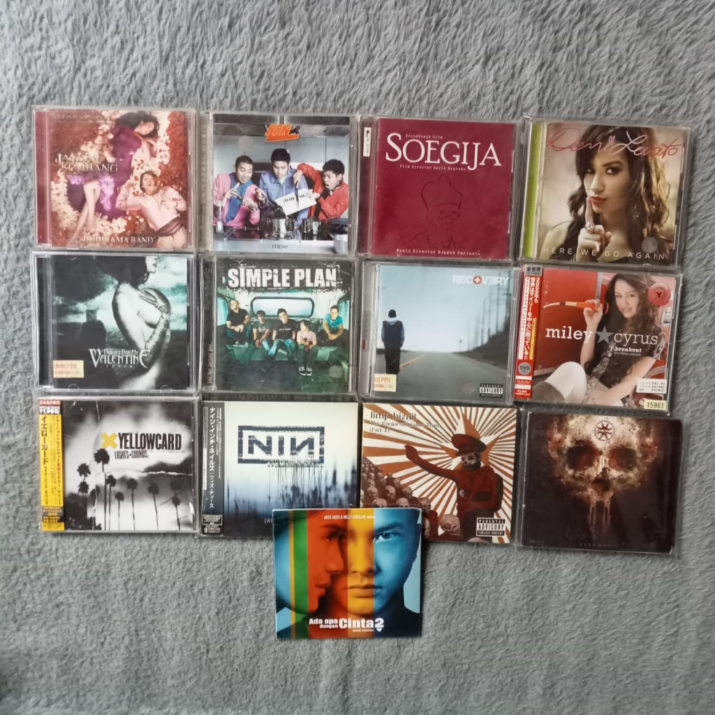 [USED ITEMS] CD Original - Nine Inch Nails / NIN - Yellowcard - Limp Bizkit - Burgerk1ll - Bull3t Fo