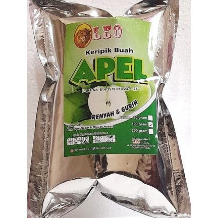 Keripik Apel 100 gram Oleh Oleh Batu Malang
