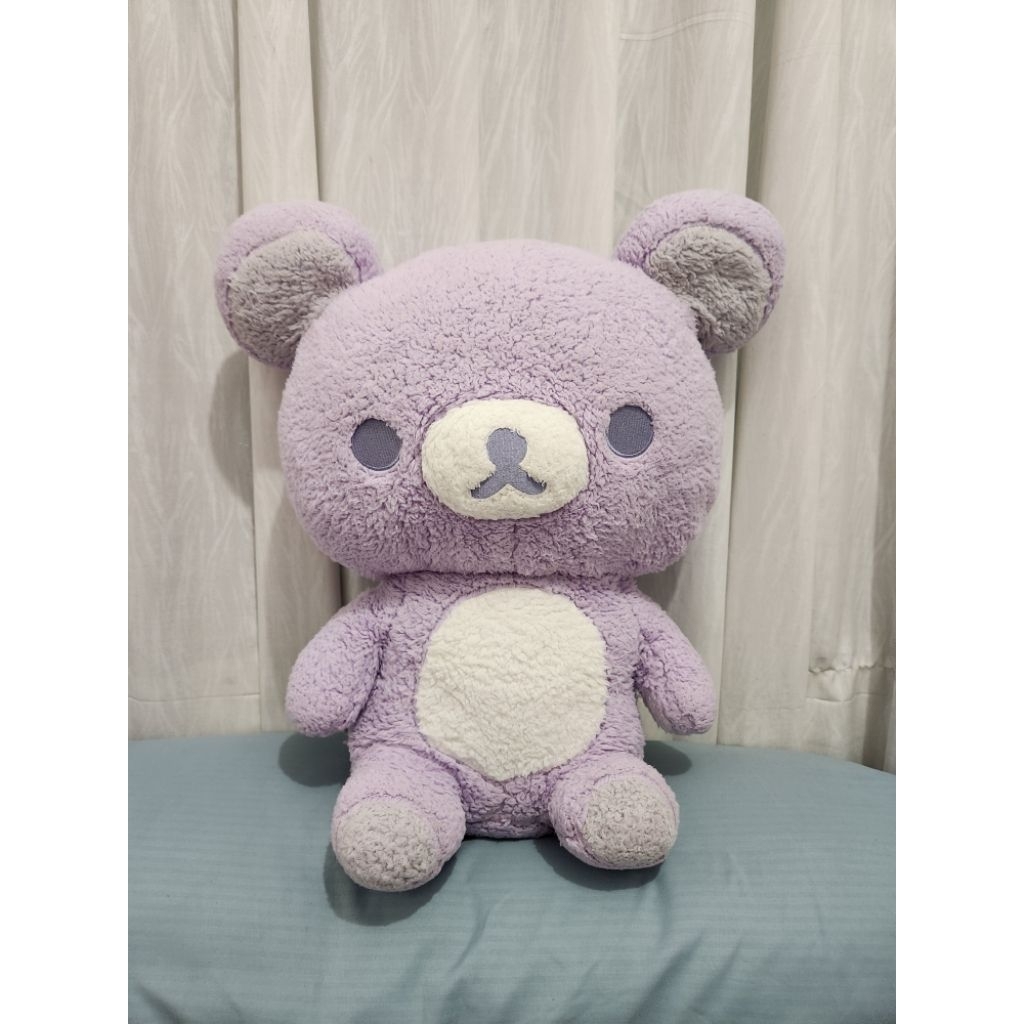 Rilakkuma Boneka Ungu Jumbo Fluffy Pastel Lavender