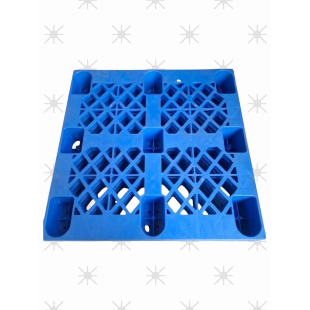 palet plastik ukuran 100x100x14 cm