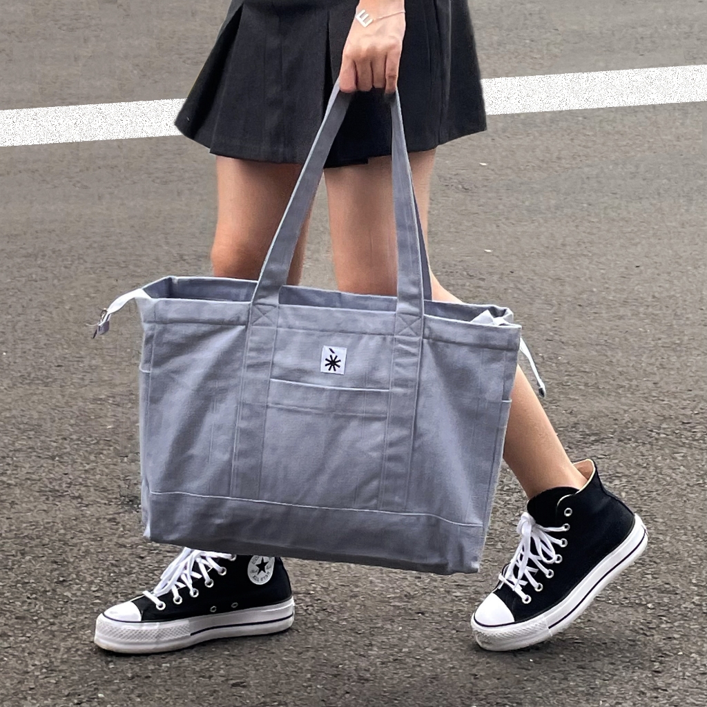 CIPHER TOTE BAG - NOCULTURE STUDIO | Tote Bag Unisex | Tote Bag Wanita | Tote Bag Pria | Tas Kain | 