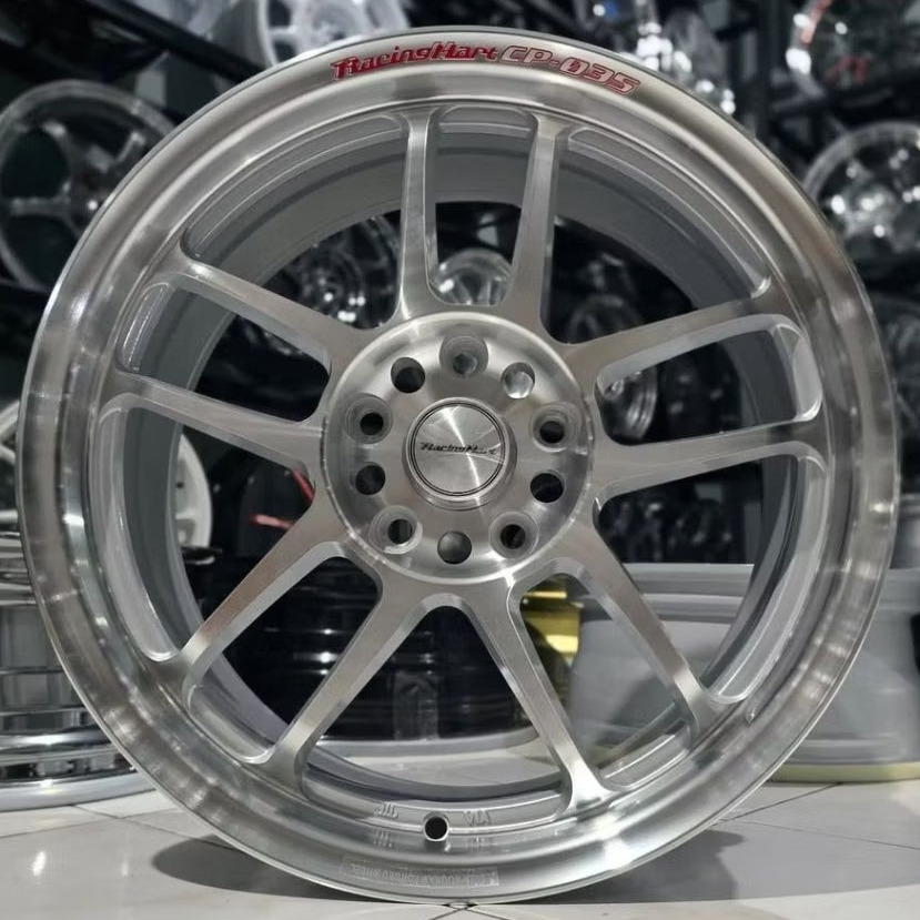 velg mobil ring 17 pcd 5x100 velg racing hart lebar 7,5 velg racing r17 velg racing mobil all new av