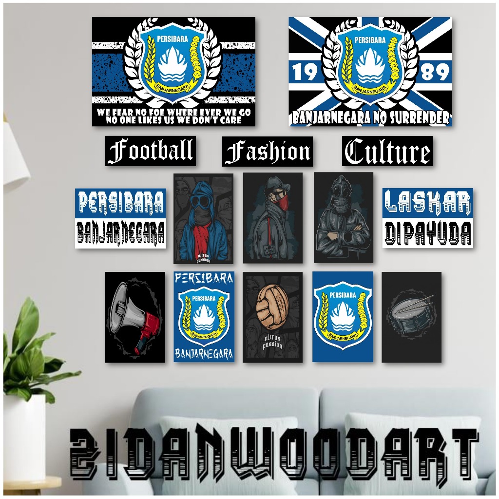 PERSIBARA BANJARNEGARA ZWA_POSTER / HIASAN DINDING / SEPAK BOLA / FOOTBALL / AESTETHIC