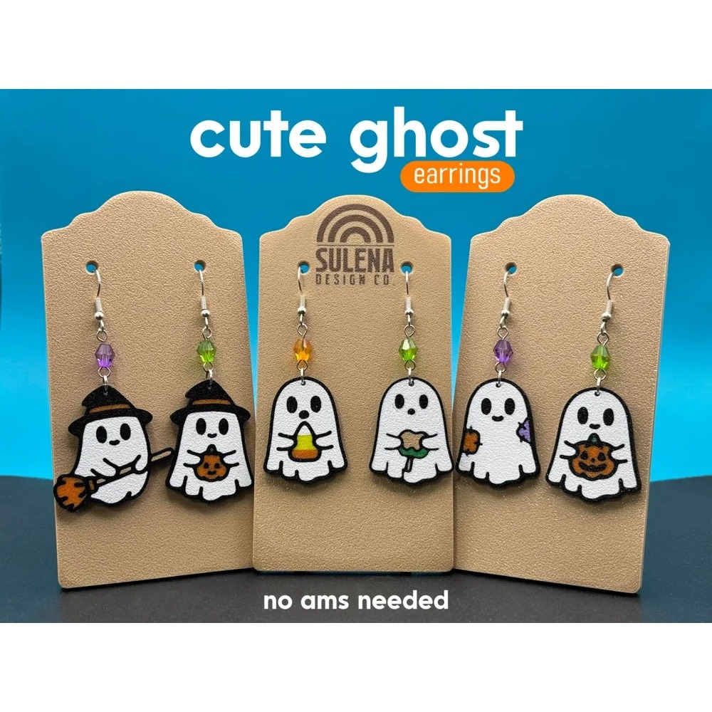 Cute Ghost Halloween Earrings#NK#1##A1585