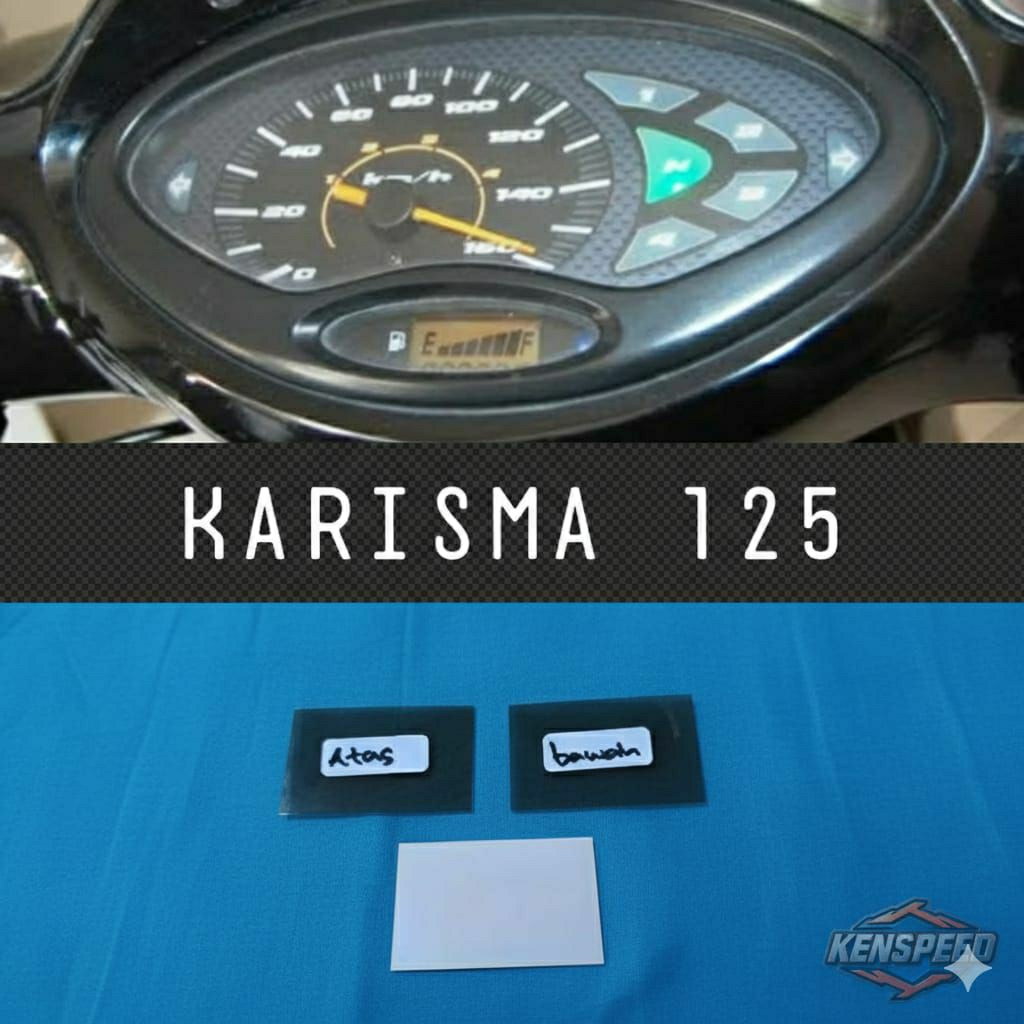 polaris polariser polarizer LCD speedometer honda karisma X karisma D 125 set atas bawah