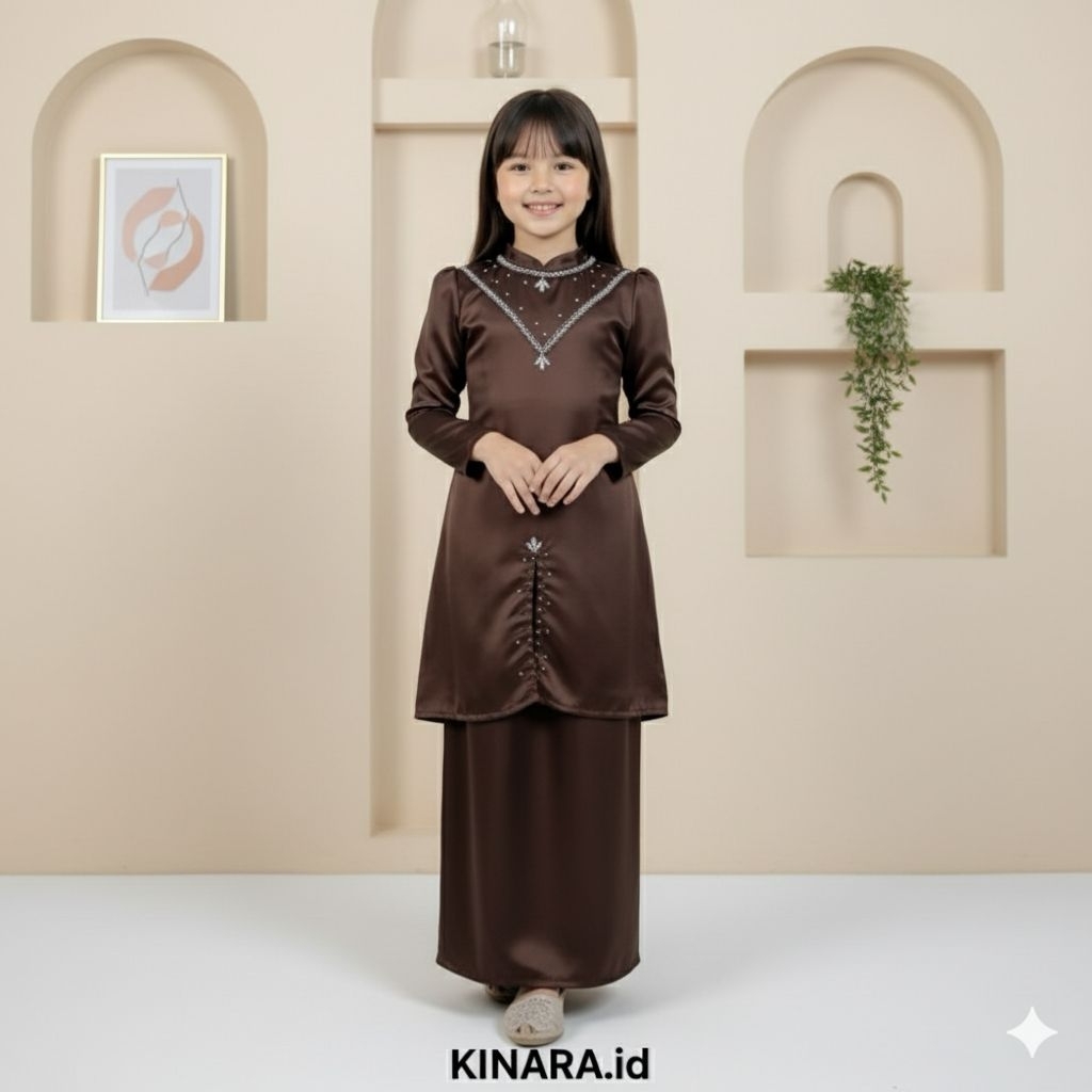 TERBARU ARUMI SET ROK KURUNG MELAYU ANAK PEREMPUAN, BAJU SEKOLAH, BAJU NGAJI, BAJU LEBARAN, BAJU MEL