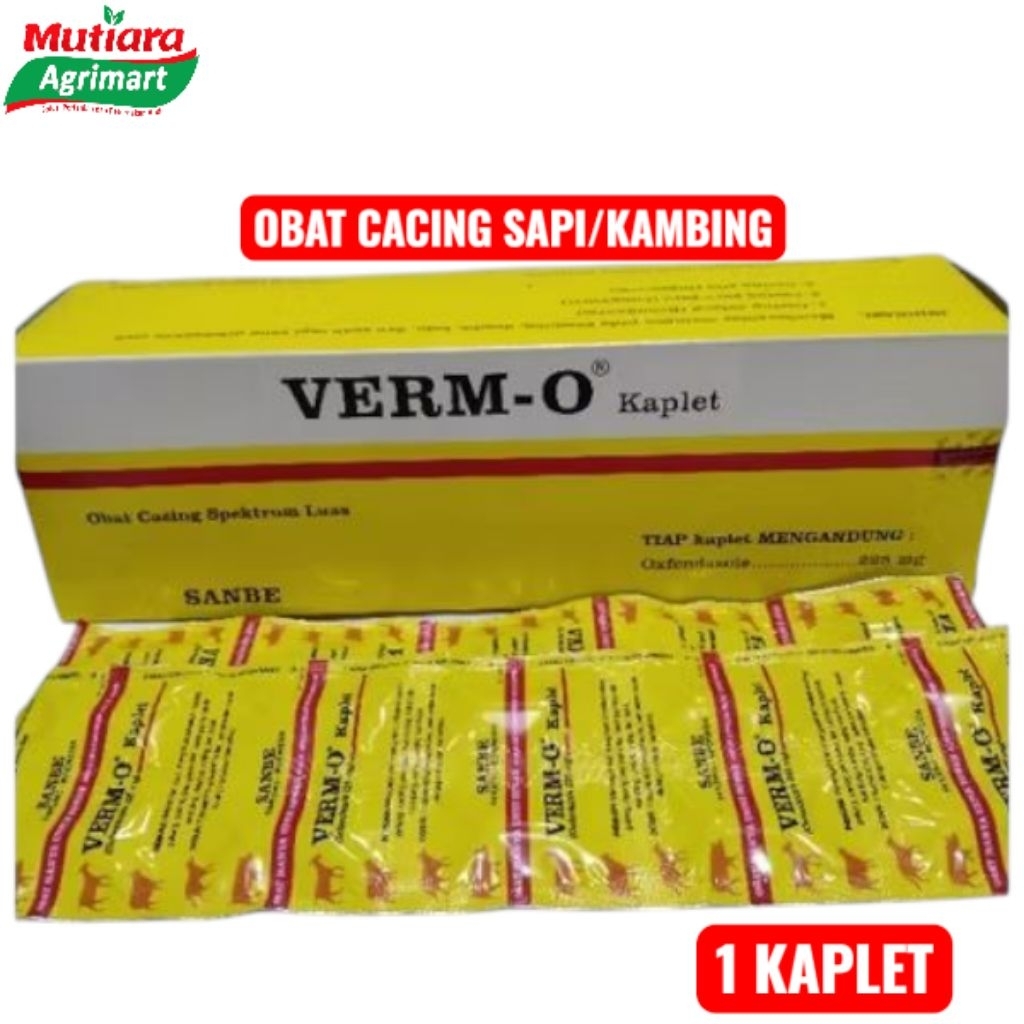 OBAT CACING KAMBING SAPI VERM O @1KAPLET