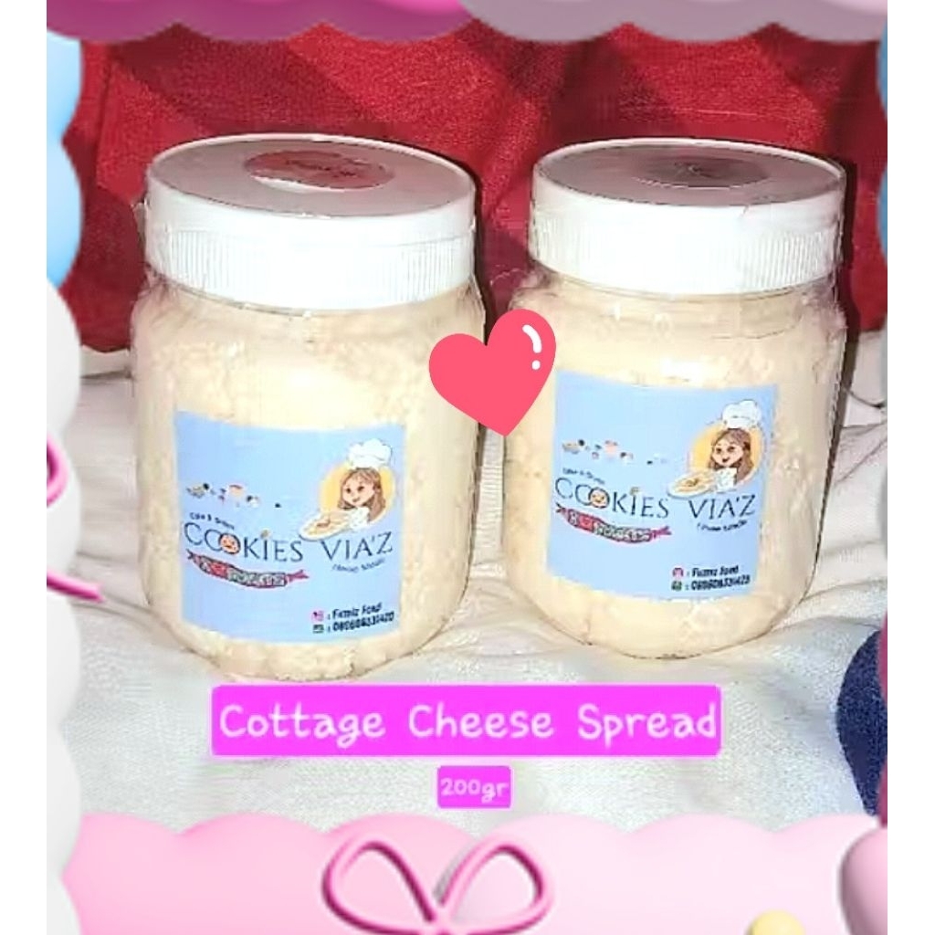Cottage Cheese , Cottage Cheese Spread/Oles/Cream, 200Gram ,Homemade : By Firmiz Food, COTTAGE CHESS