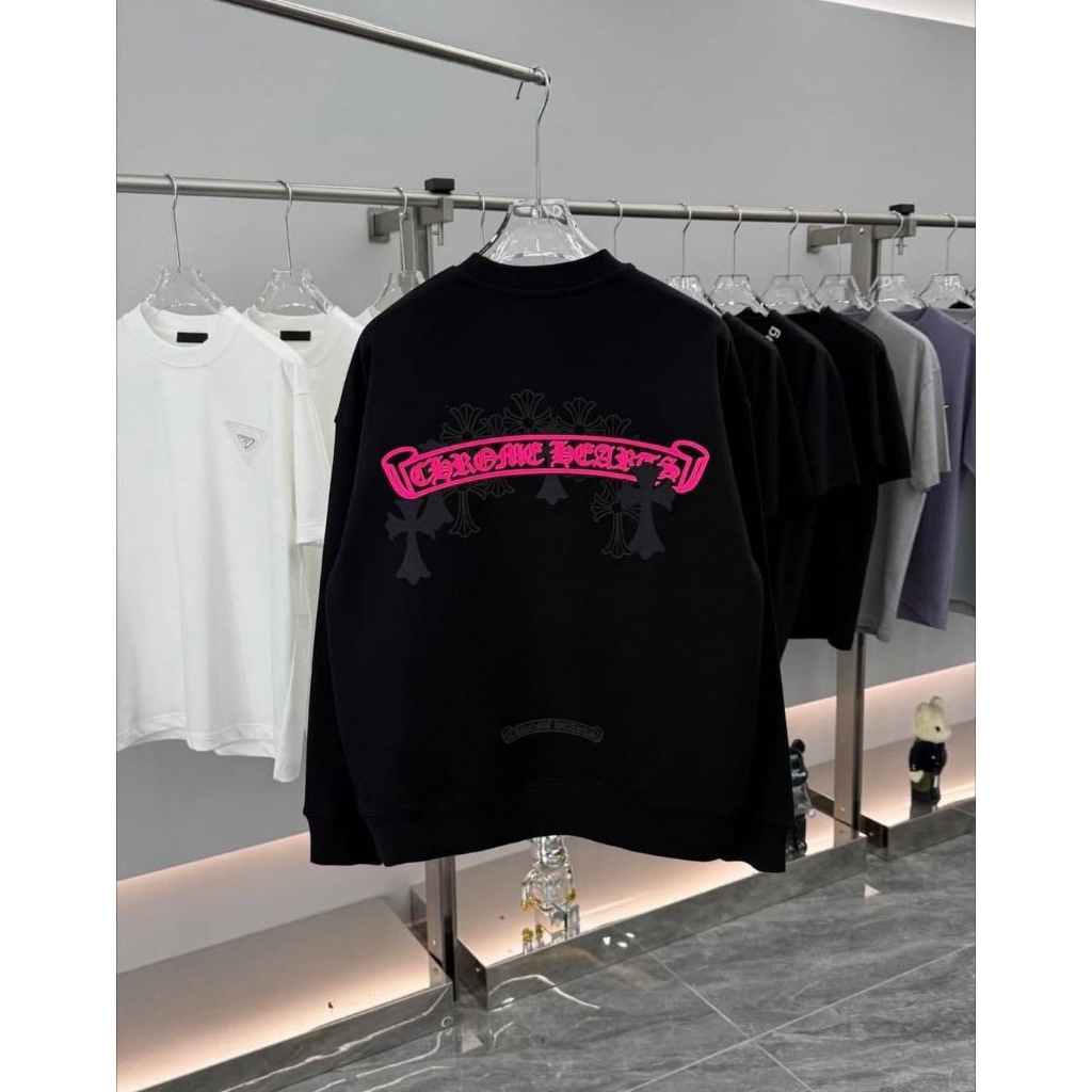 Sweater Crewneck Pria CHR0ME
