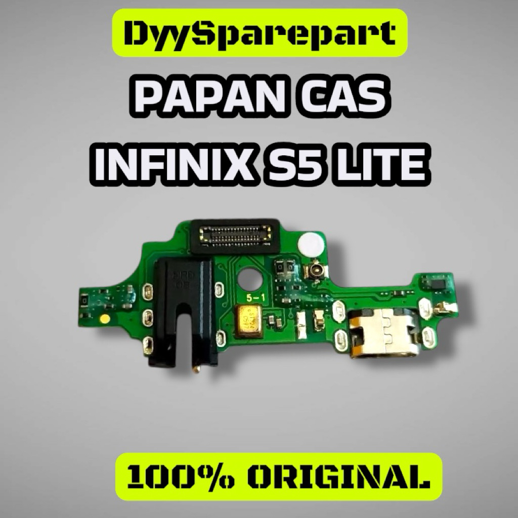CONNECTOR CHARGER INFINIX S5 LITE ORIGINAL PAPAN KONEKTOR CAS PCB BOARD INFINIX S5 LITE ORI
