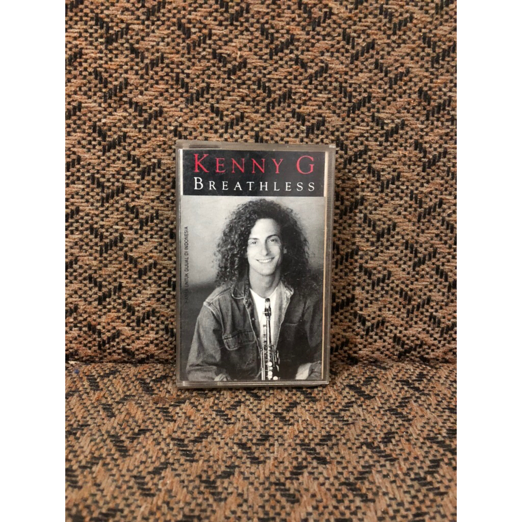 Kaset Pita Kenny G - Breathless / Kaset instrumental saxophone / kaset jazz barat