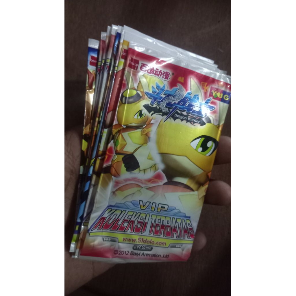 kartu vip dragon warrior koleksi terbatas