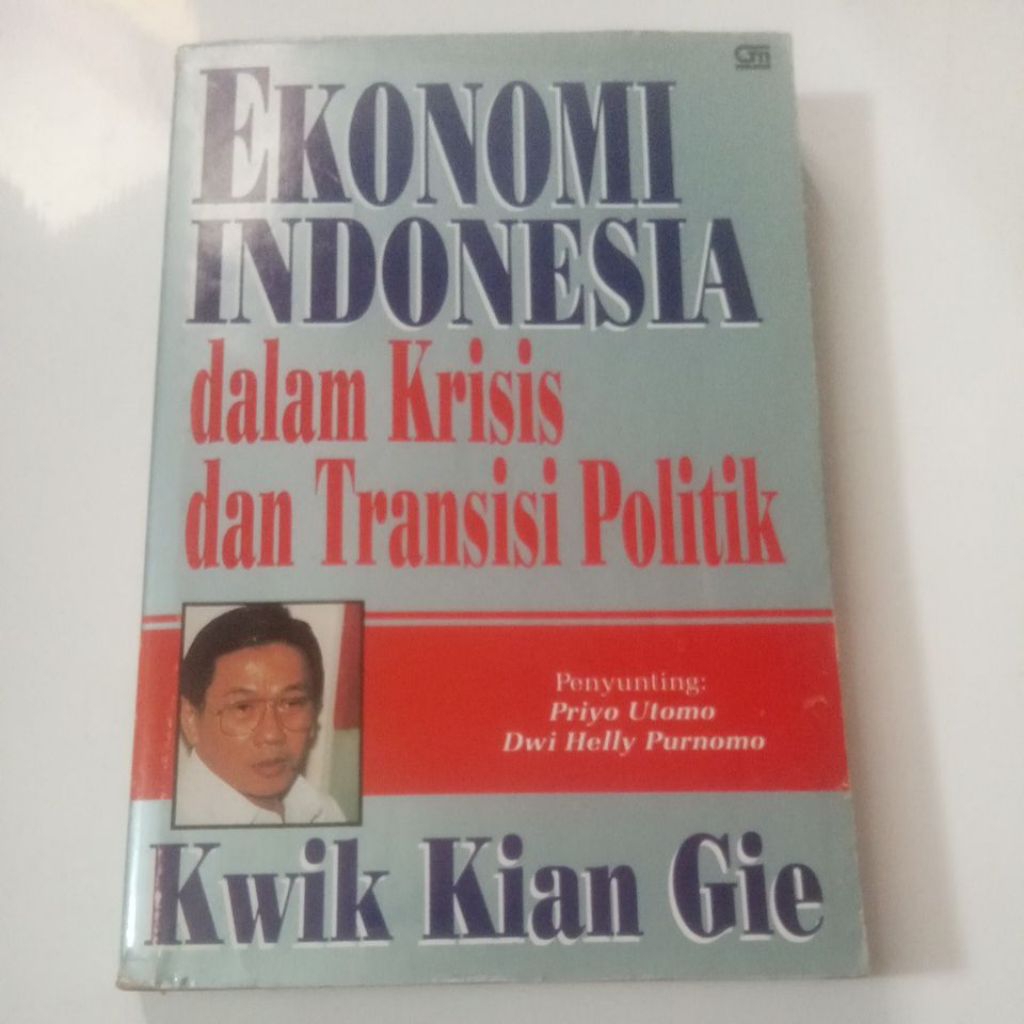 Buku Bekas.(Ori). Ekonomi Indonesia dal Krisis dan Transisi Politik. Oleh:Kwik Kian Gie.