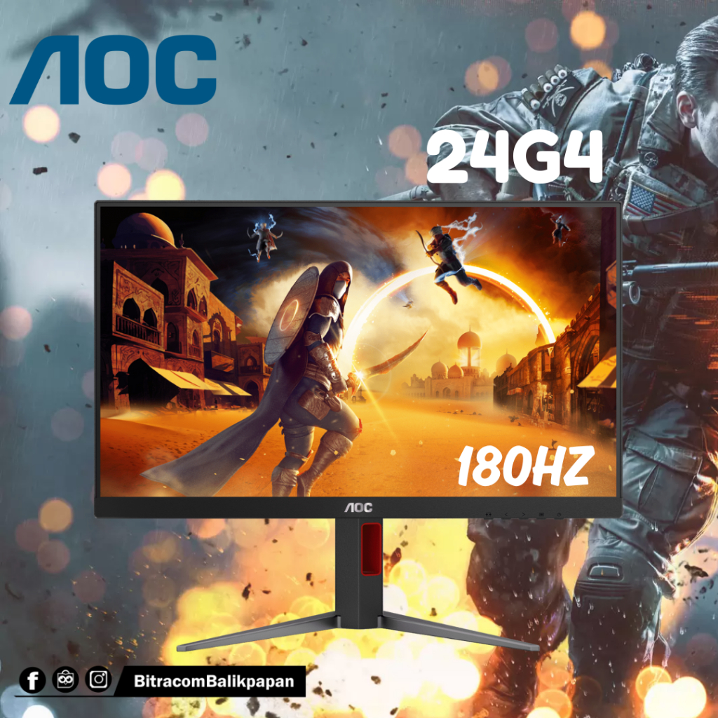 Monitor AOC - 24G4 - LED Monitor 23,8" 180Hz