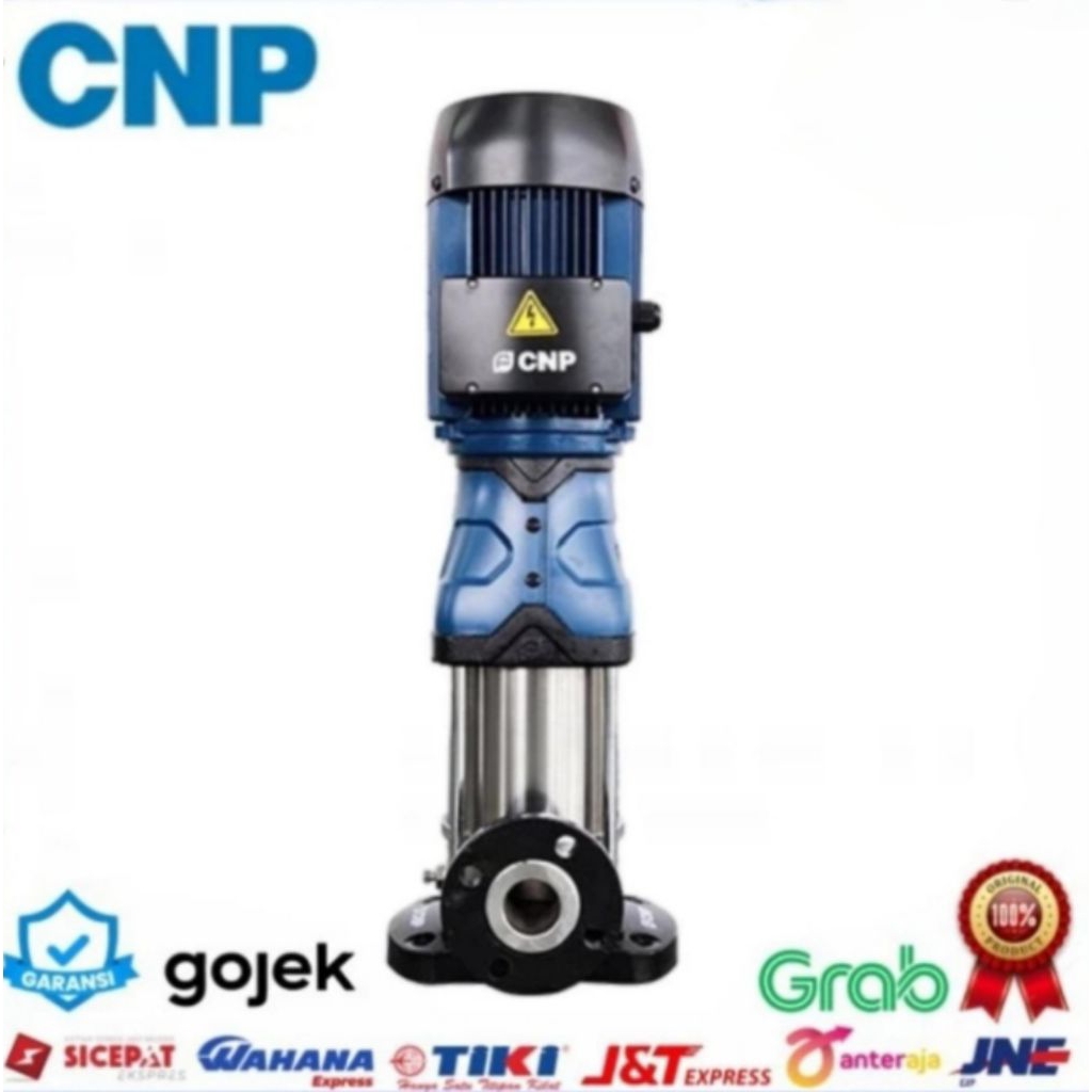 Pompa Air Pendorong Vertical Pompa CNP CDMF 20-4 5.5Kw 7.5Hp 3Phase