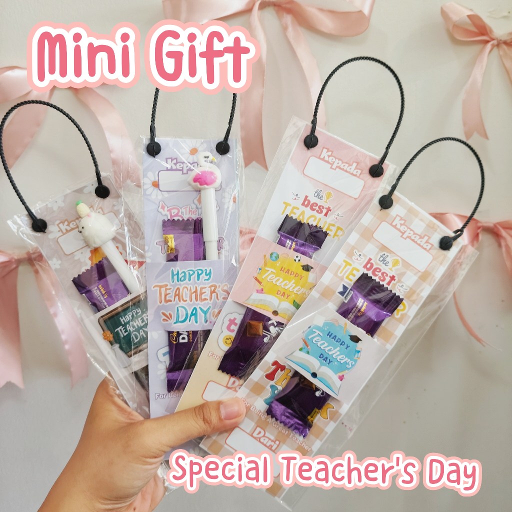 Kartu Ucapan Hari Guru | Mini Gift Hari Guru | Hadiah Hari Guru