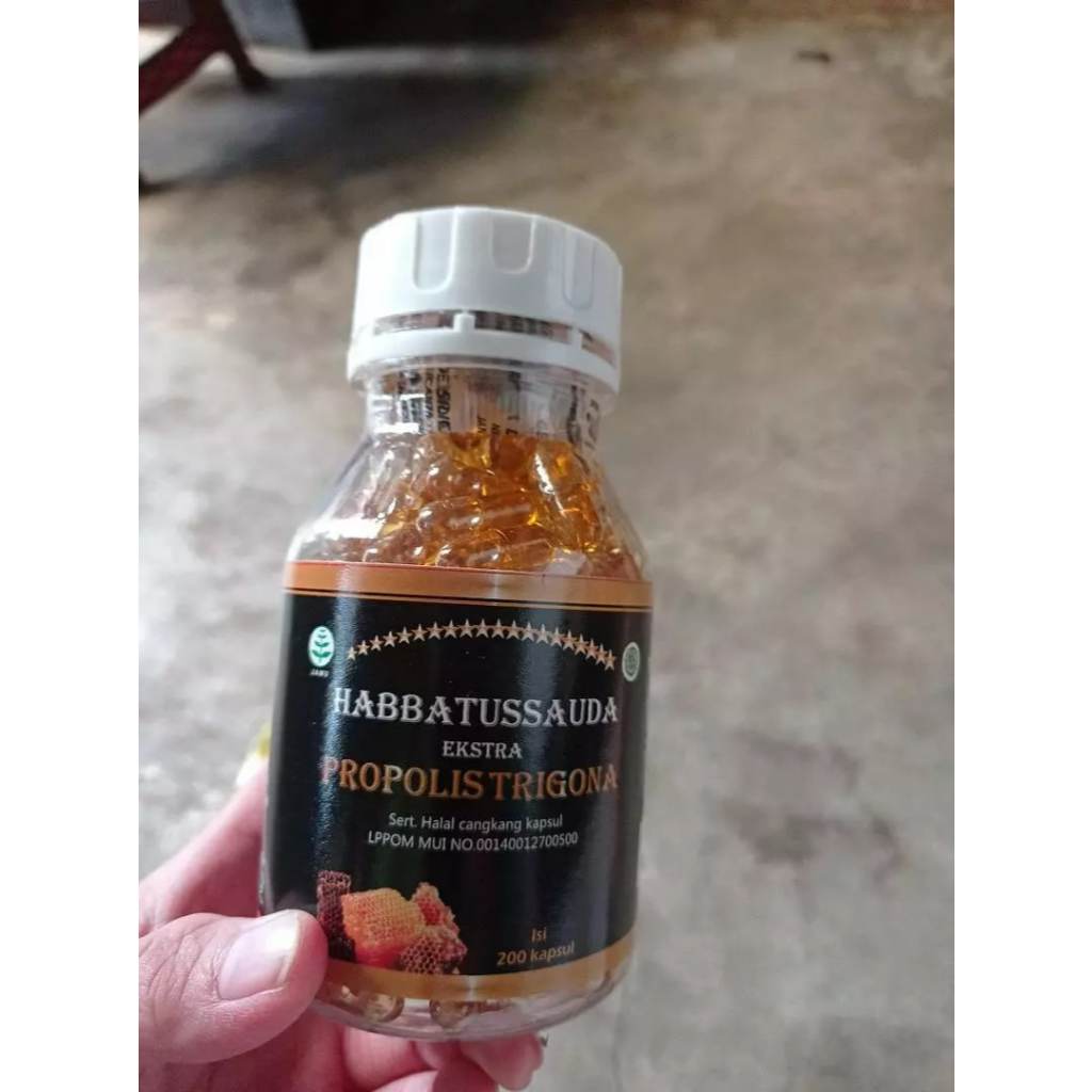 Habbatussauda Extra Propolis Trigona 60 KAPSUL