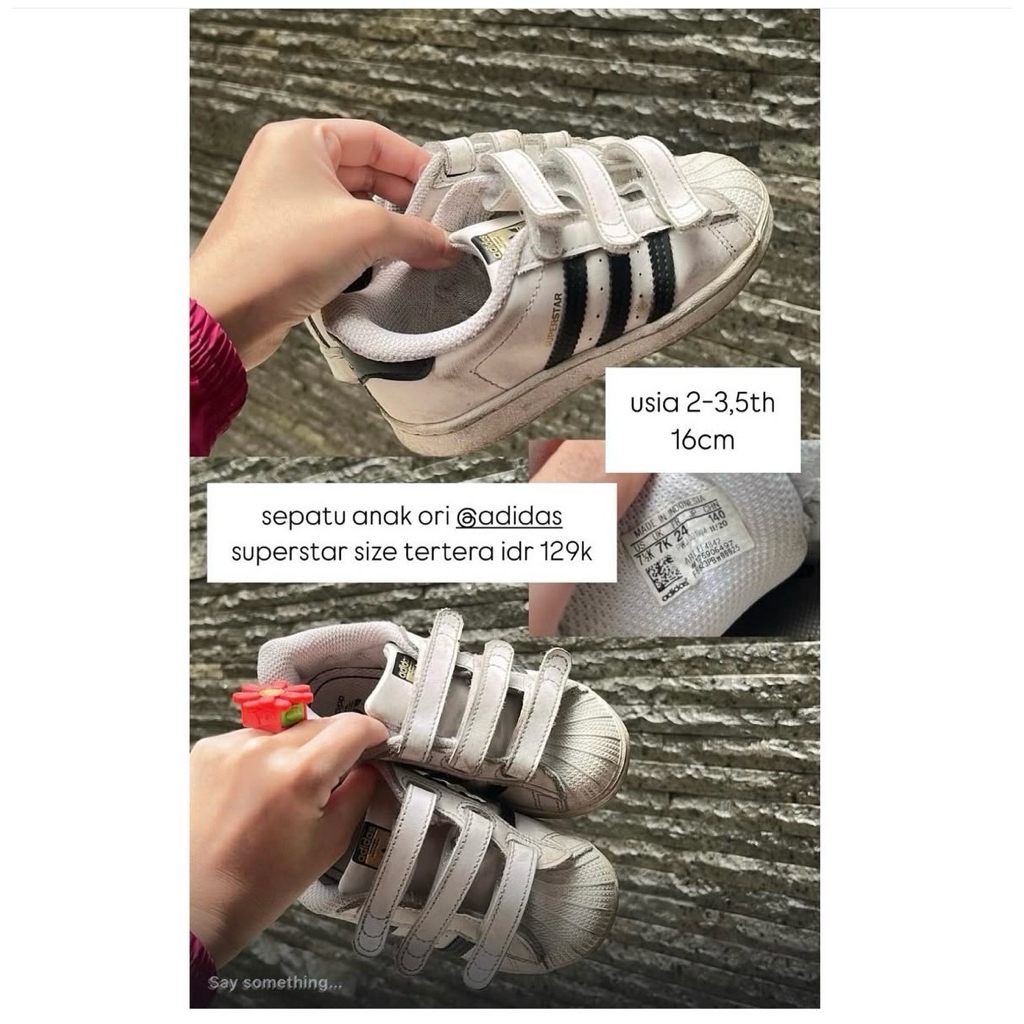 Sepatu Adidas Anak Preloved