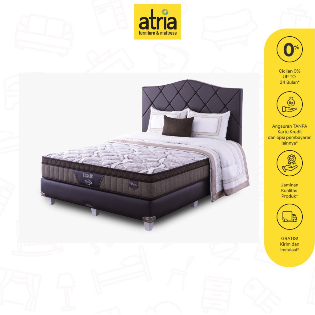 Atria Comforta Kasur Springbed Cheer Up Set 160x200 & 180x200