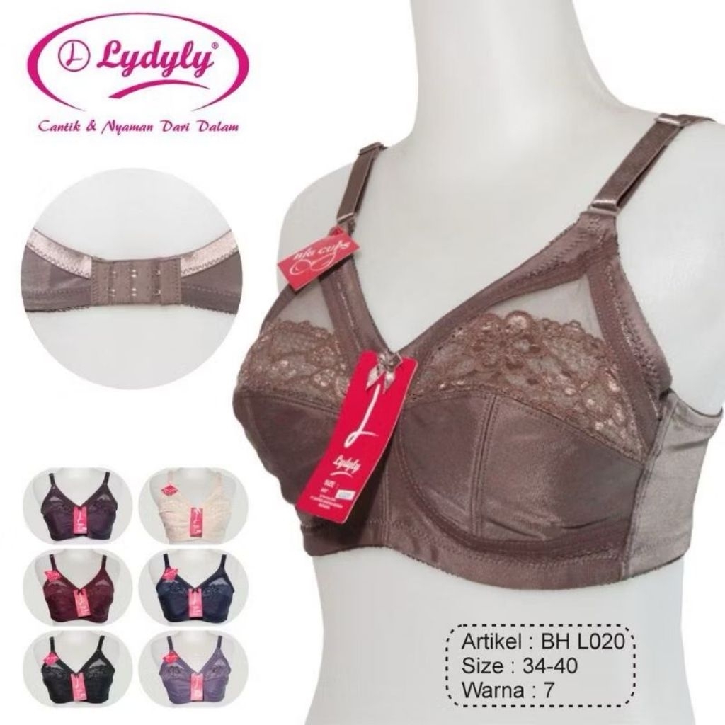 BRA BH LYDYLY L020 TANPA BUSA DAN KAWAT