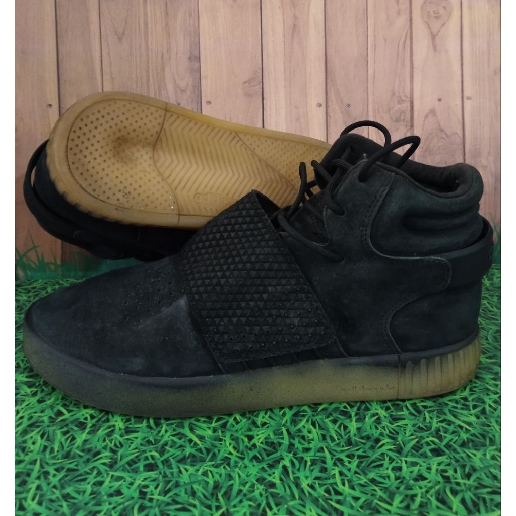 Adidas Tubular Invrader Strap J Black Original