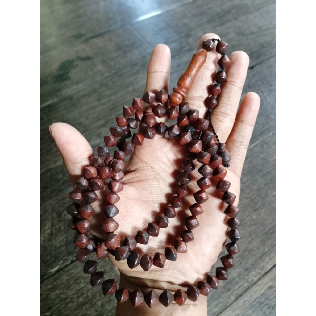 tasbih kayu ulin manang/ timbul