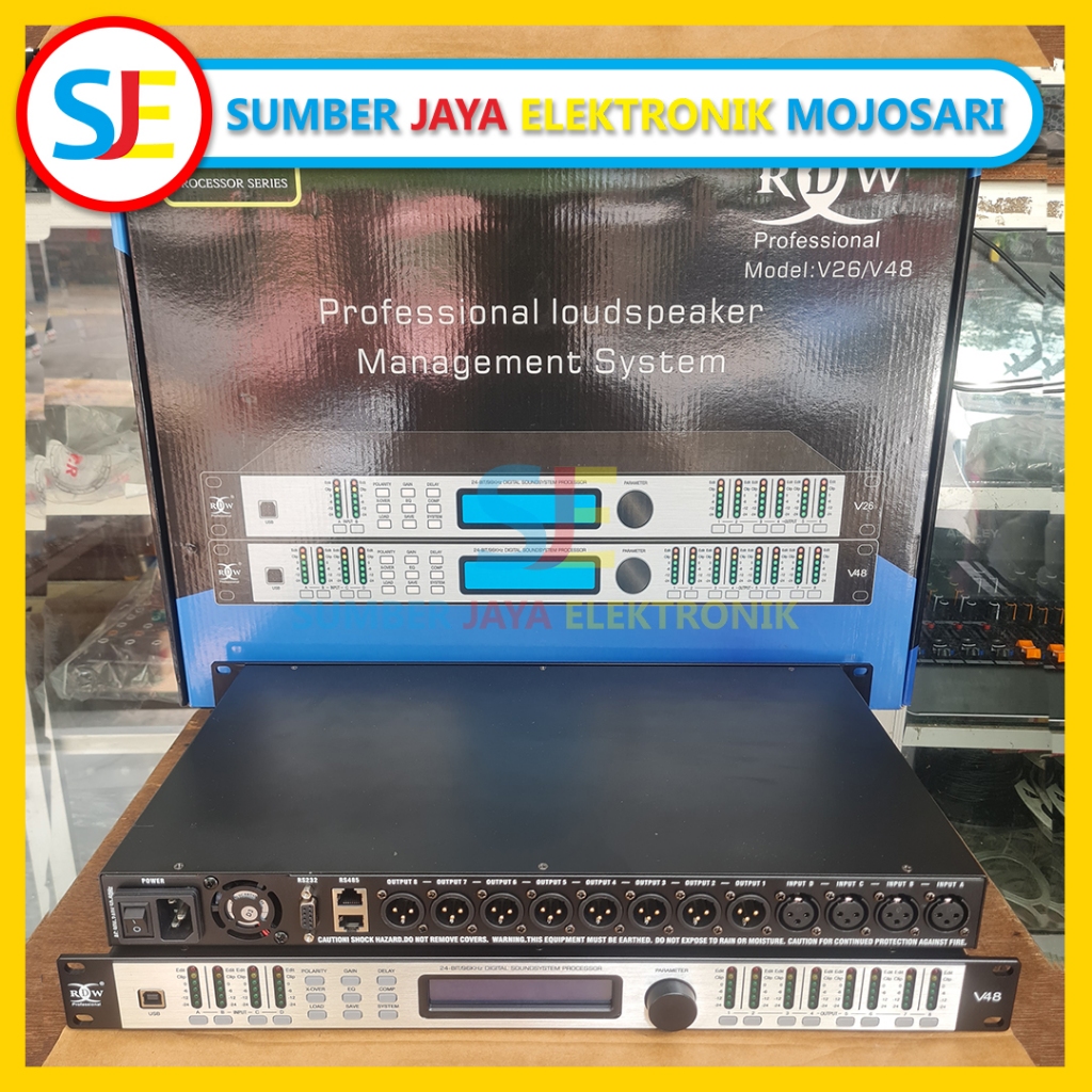 Management RDW V48 / Management Speaker by RDW 4 in 8 out / DLMS RDW