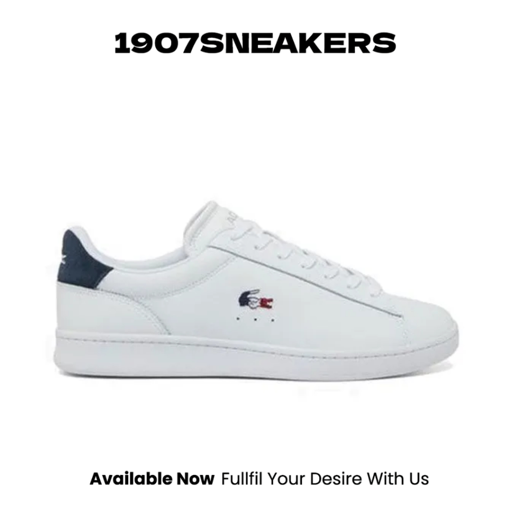 Sepatu Sneakers Pria Lacoste Carnaby Set 224 7 Sma - White/Navy L4M48SMA0111