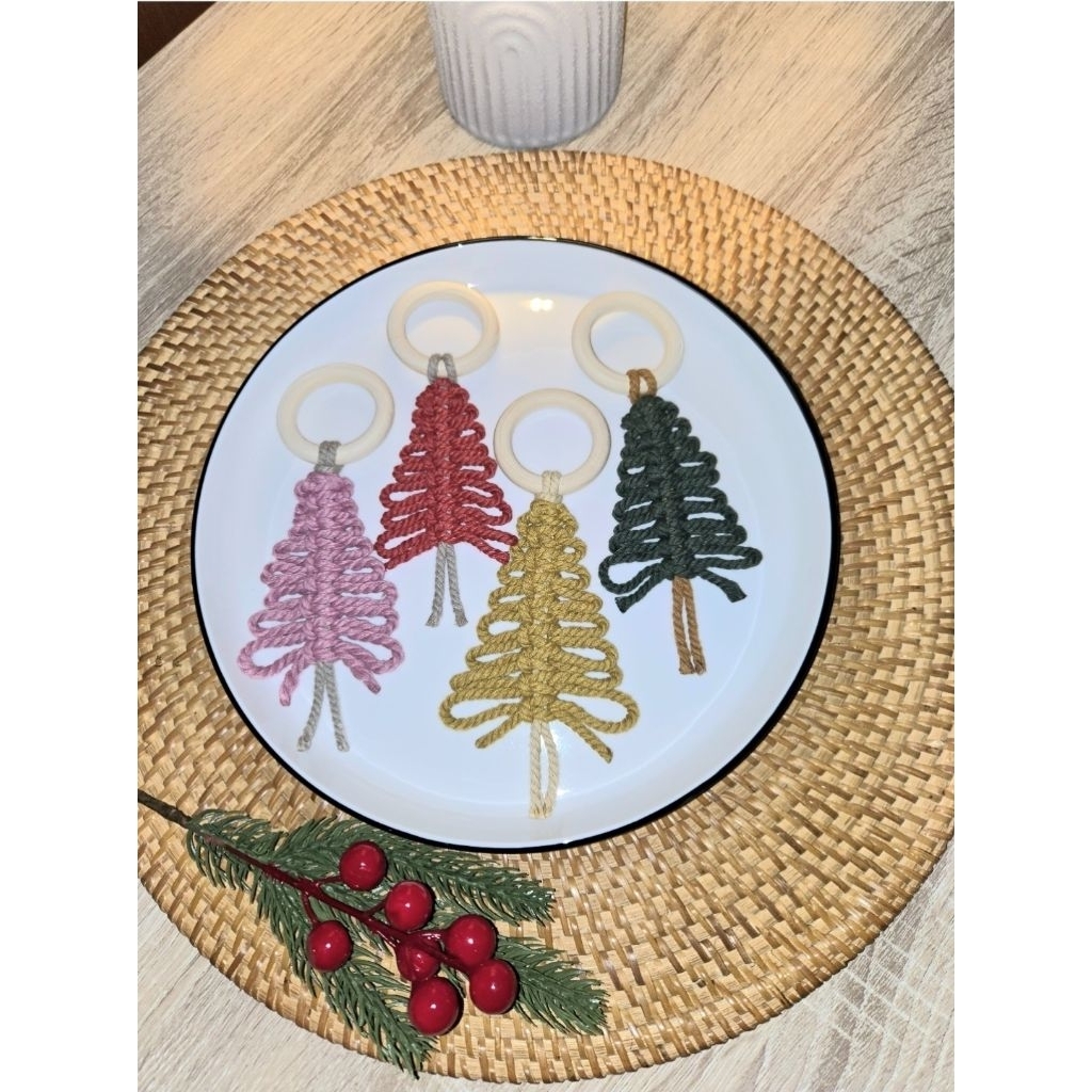 Cincin Serbet Natal Aksesoris Natal Napkin Ring / Gift / Souvenir /Dekorasi / Hiasan/Hampers