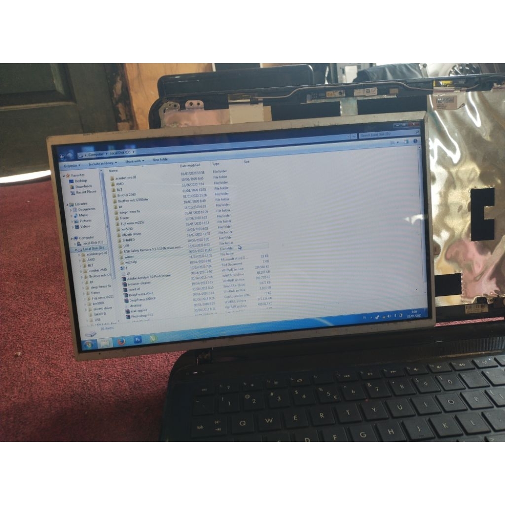 lcd 14inch 40 pin tebal non kuping