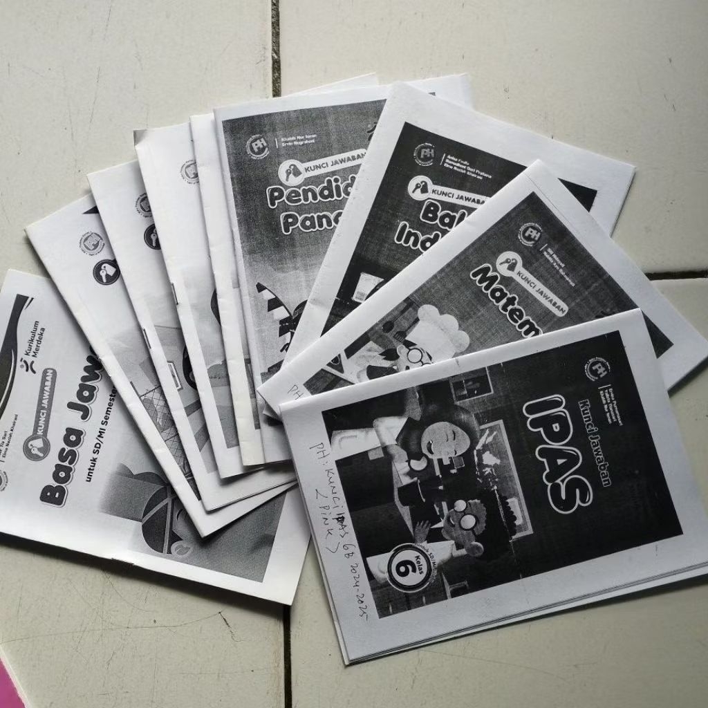 KUNCI LKS KELAS 6 PUSTAKA PERSADA( PH)