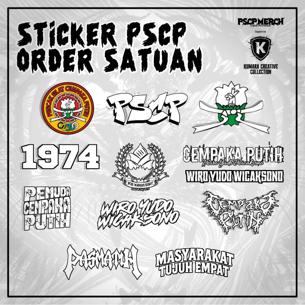 Stiker PSCP - stiker satuan tahan air | by PSCP.MERCH