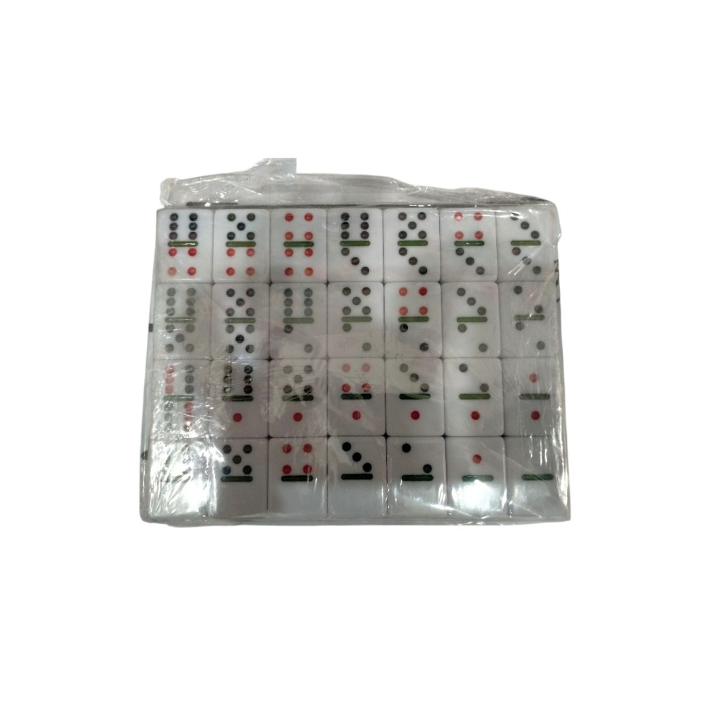 BATU DOMINO / GAPLE / DADU / MAJONG ACRYLIC WARNA KEMASAN PRESS PLASTIK