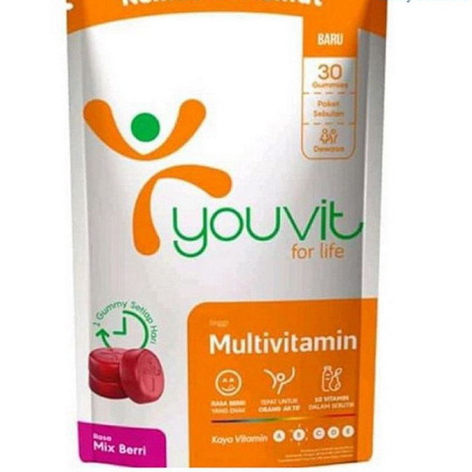YOUVIT MULTIVITAMIN DEWASA 30`
