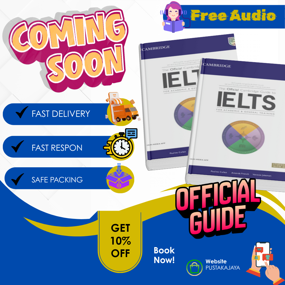 Buku The Official Cambridge Guide to IELTS + Audio | Panduan Tes IELTS Academic & General Siswa