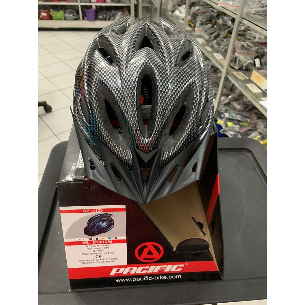 HABISIN STOK TOKO - Helm Sepeda Dewasa Merk Pasific Original ADA DUS