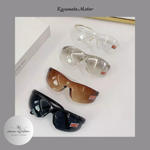 Kacamata Hitam Kacamata Motor Vintage Retro