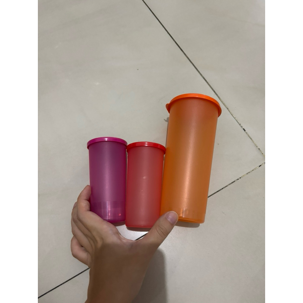 Tupperware Gelas 2 ukuran Kecil / Besar
