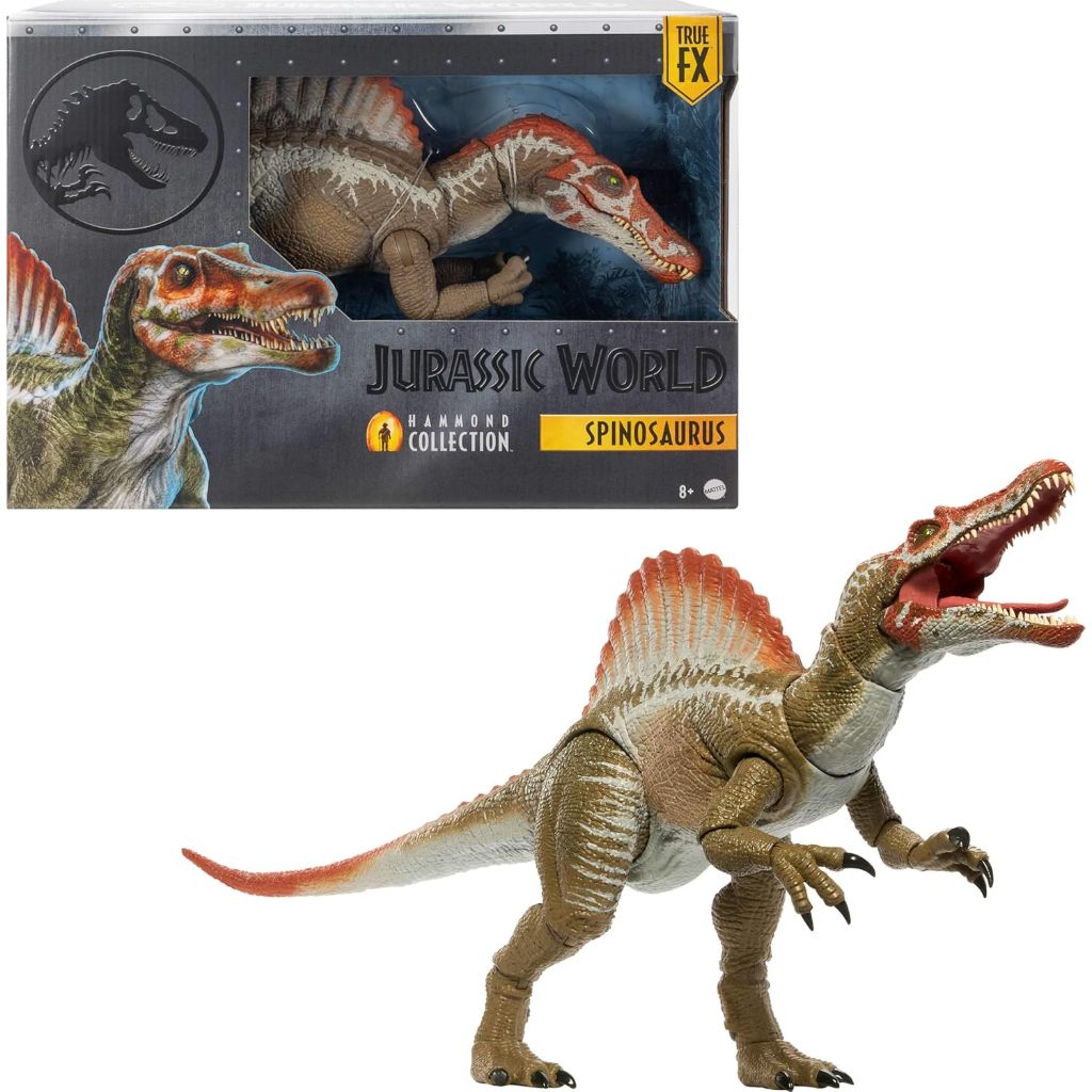 Mattel Jurassic World Hammond Collection Action Figure, Jurassic Park 3 Spinosaurus