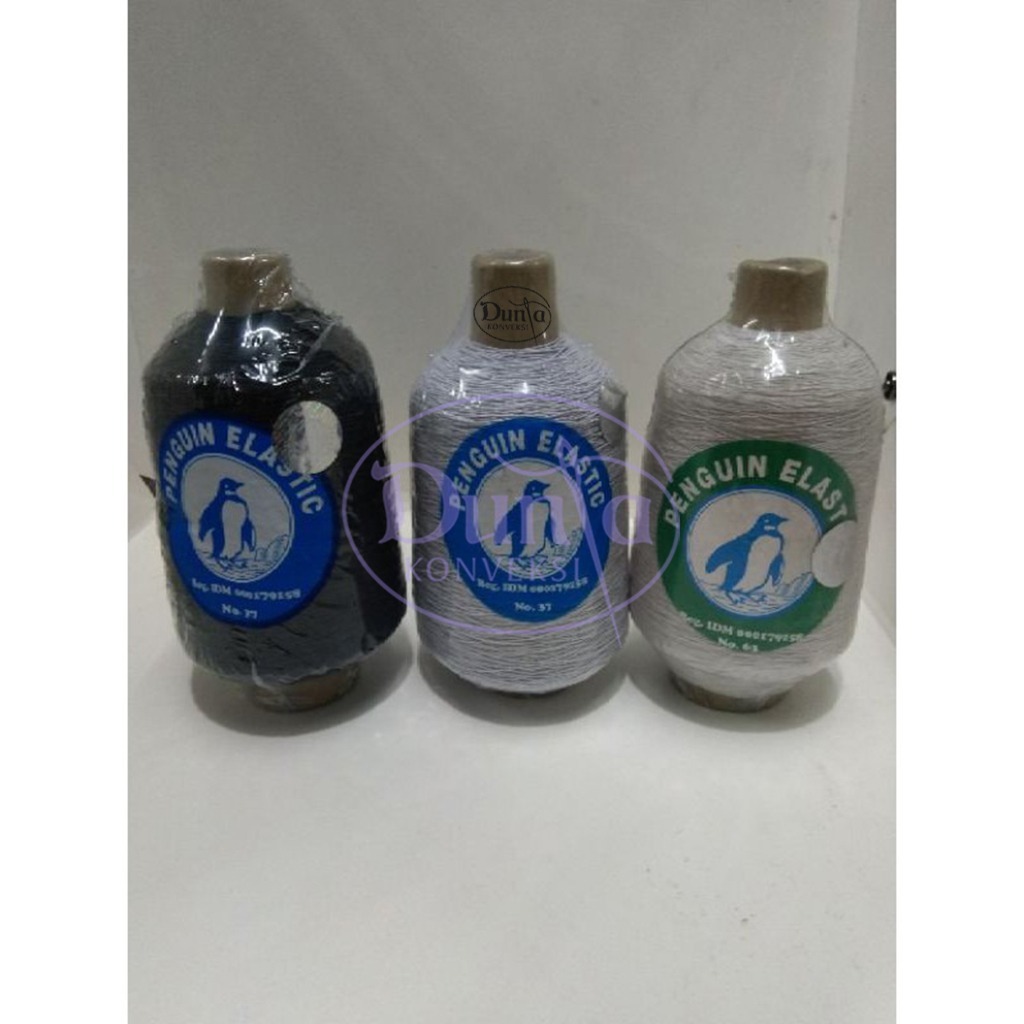 Benang Karet Pinguin - Elastis smock karet pinguin (1.mm)  isi 900yard