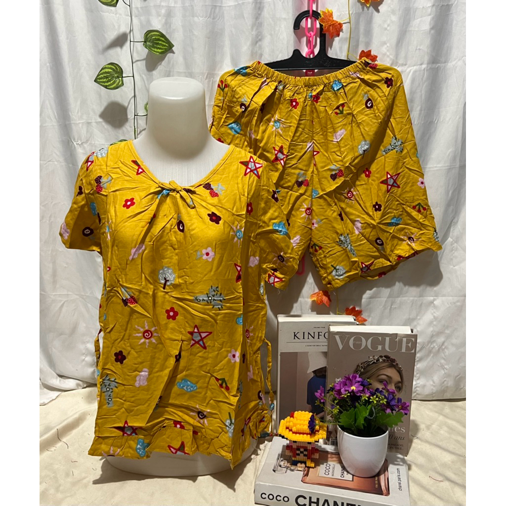 Baju Tidur HP Merek Gajah Putih / Yohana LD 108cm-110cm Baju Tidur HP Gajah Putih Rayon Stelan HP Ga