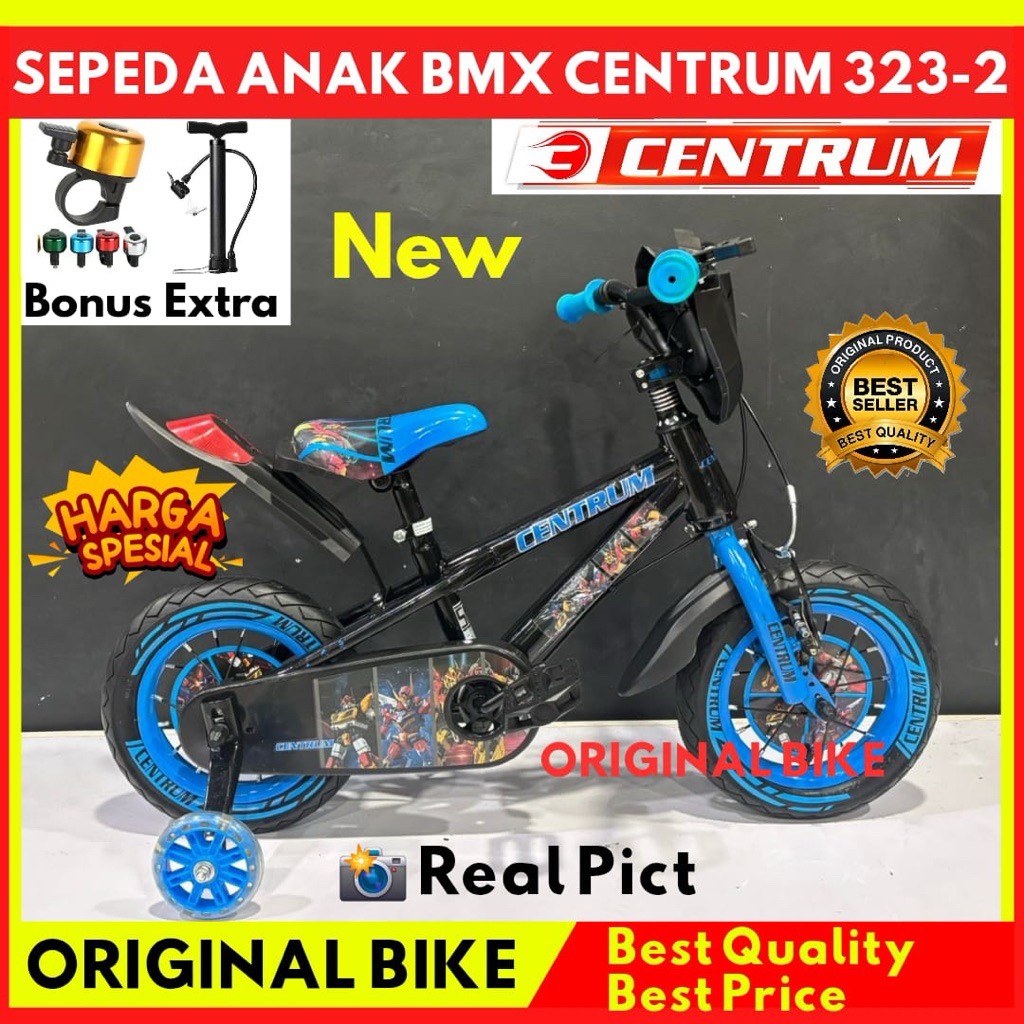 Sepeda Anak Laki Laki BMX 12 Centrum Robot Terbaru