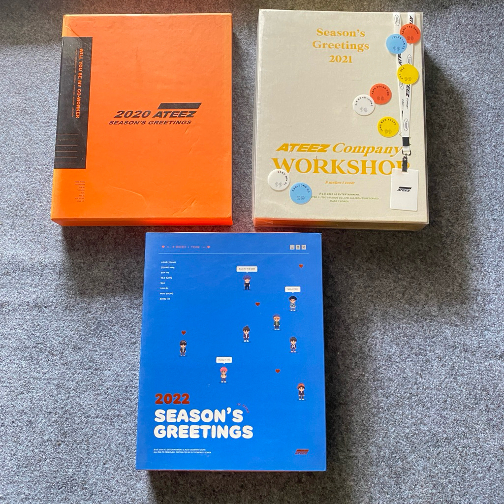 SEASON GREETINGS ONLY (NO PC) ATEEZ OFFICIAL