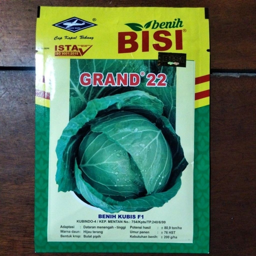 Benih kubis GRAND 22 (15 gr)