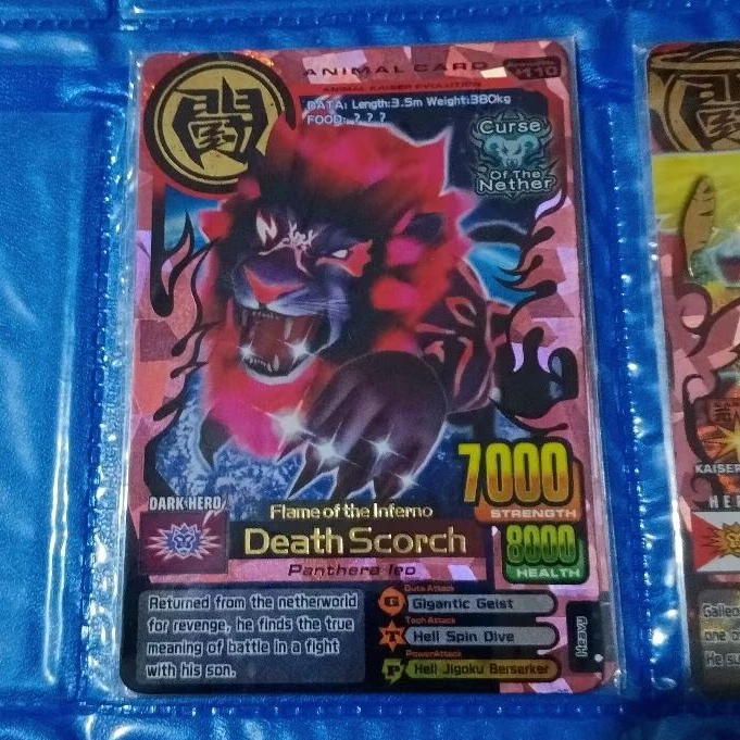 kartu animal kaiser death scorch ultra rare original