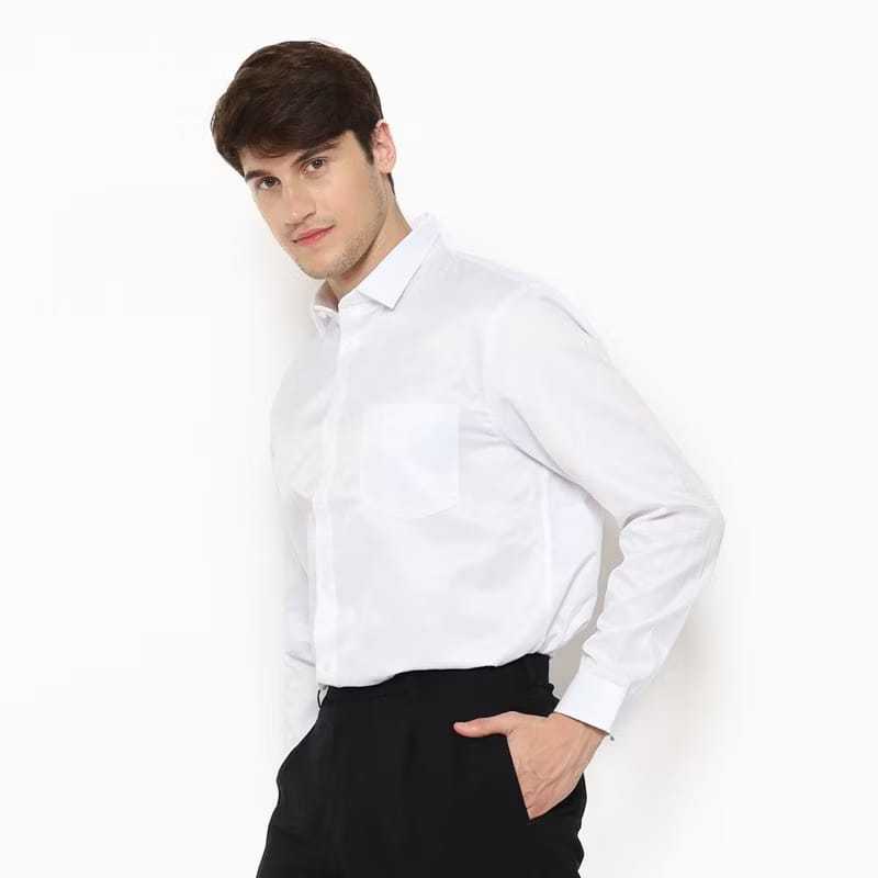 Kemeja White Regular Remus By Lawell Pria Dewasa - RITA