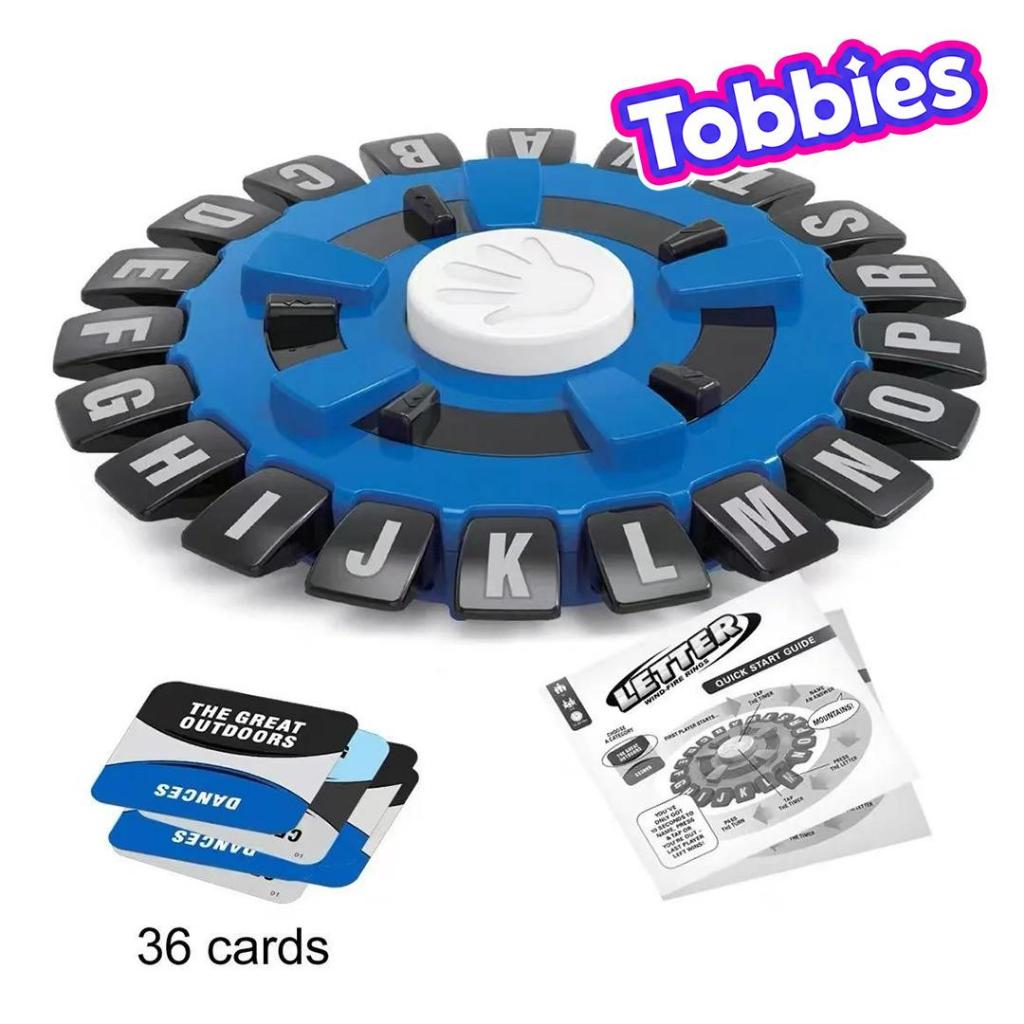TOBBIES FUN SHOP Mainan Puzzle Fast Rhythm Word Game Party Board Toy Permainan Kata Seru dan Cepat u