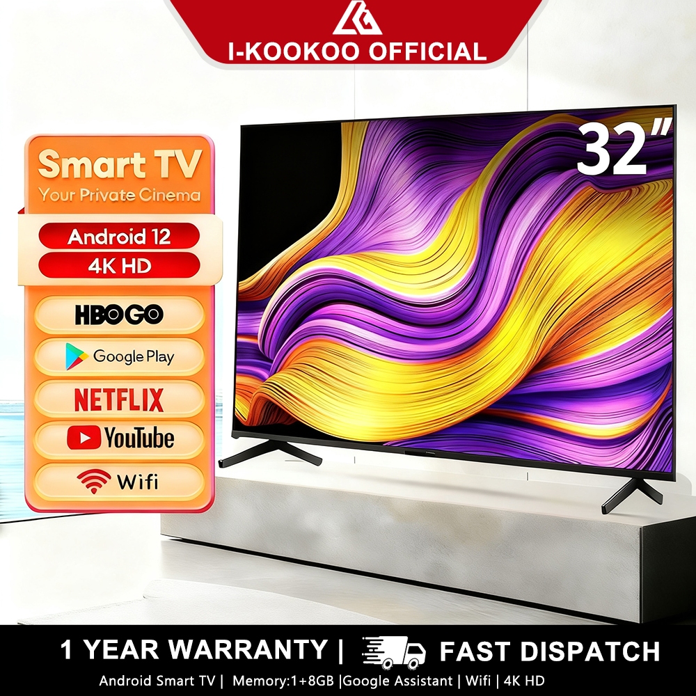 Samsung Screen 32-Inch Smart TV,4K 1080p Full HD Android TV – Google TV with Voice Remote – Flat Scr