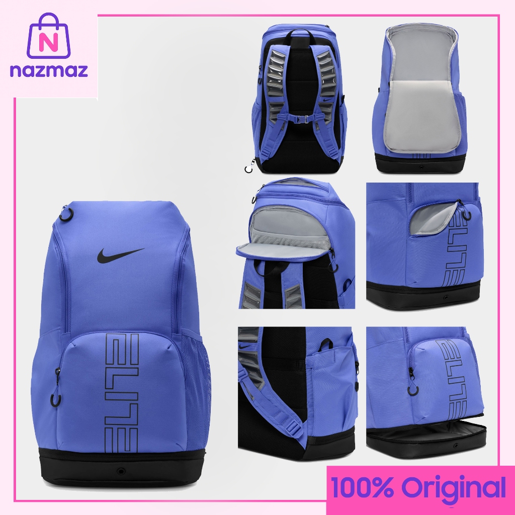 Tas Nike Varsity Hoops Elite Backpack 100% Authentic VIOLET | Tas Olahraga | Tas Basket