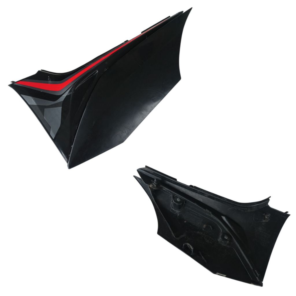 Cover L side B hitam Honda CRF150L K84 hitam Original AHM cover body honda crf 150 L kiri hitam orig